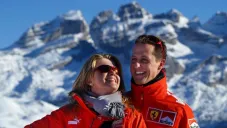 Corinna y Michael durante unas vacaciones en Europa