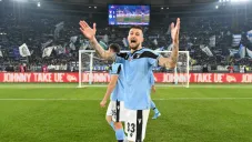 Francesco Acerbi después de un partido con la Lazio