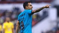 Jesús Escoboza, en un juego del América