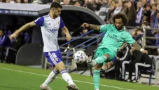 Marcelo en el partido ante el Real Zaragoza