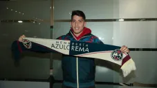 Santiago Cáseres llegando a CDMX