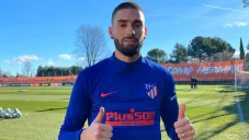 Yannick Carrasco en presentación