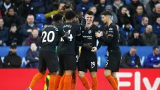 Jugadores del Chelsea celebrando un gol