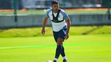 Lucas Passerini en prácticas con Cruz Azul