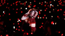 Shakira durante el show de mediotiempo
