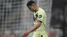 Jorge Sánchez en un partido con el América