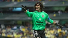 Federico Vilar como portero de Xolos