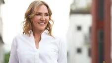 Angélica Fuentes, en una sesión