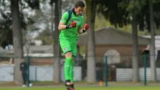 Sebastián Jurado, en el partido de Sub 20