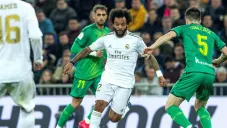 Marcelo en el juego de Copa del Rey