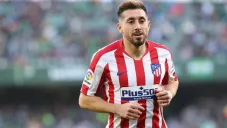 Héctor Herrera durante un partido con el Atlético de Madrid