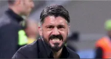 Gattuso enojado