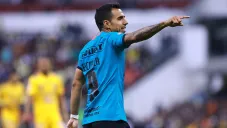 Alonso Escoboza en partido con el América