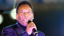 'O Rei', durante una conferencia