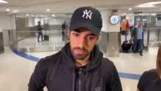 Pizarro a su llegada a la ciudad de Miami