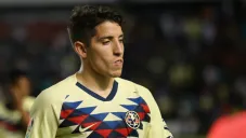 Santiago Cáseres en partido con América