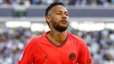 Neymar en un juego con el PSG