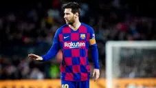 Messi, en un partido del Barcelona