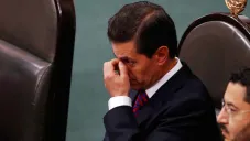 Peña Nieto, durante una conferencia