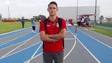 Martín Loera después de una carrera