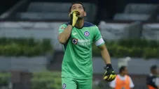 José de Jesus Corna en festejo con Cruz Azul