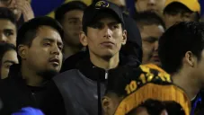 Jürgen Damm en las gradas del Universitario