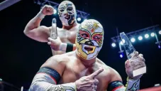 Carístico y Forastero tras proclamarse campeones