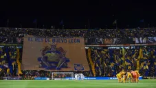 Tifo de André Pierre Gignac en el Estadio Universitario