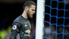 David de Gea, se lamenta tras error