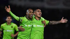 Rolán y Lezcano, en festejo con Juárez