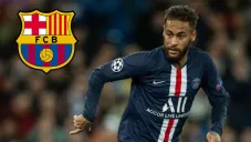 Neymar, en un juego con el PSG
