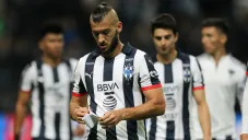 Rayados en partido de la Liga MX