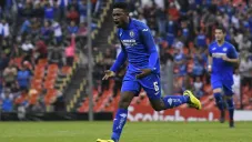 Jonathan Borja en festejo de gol