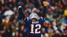 Tom Brady durante un partido con Patriots