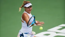 Ana Karen Guadiana, en un torneo