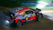 Thierry Neuville, durante el Rally Guanajuato México