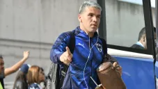 Celso Ortiz en llegada con Monterrey
