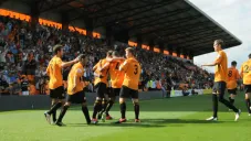 Barnet FC en un festejo de gol