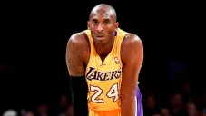 Kobe Bryant durante un partido de los Lakers