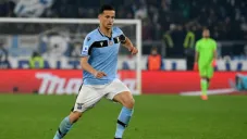 Luiz Felipe en un juego con la Lazio