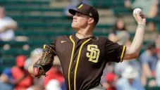 Lanzador de Padres en un juego