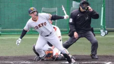 Christian Villanueva durante un juego