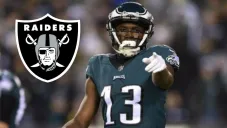 Nelson Agholor en un juego de Philadelphia