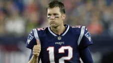 Tom Brady, durante un partido con New England Patriots