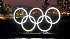 Aros olímpicos en Tokio