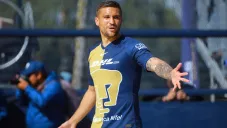 Iniestra, en un evento de Pumas