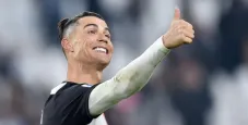 Cristiano Ronaldo en un partido con la Juventus