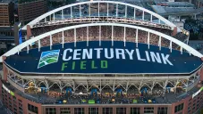 Estadio de Seahawks previo a un partido