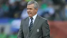 Vasco Aguirre en partido con la Selección Mexicana