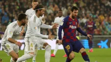 Messi y Ramos disputan el Clásico de España